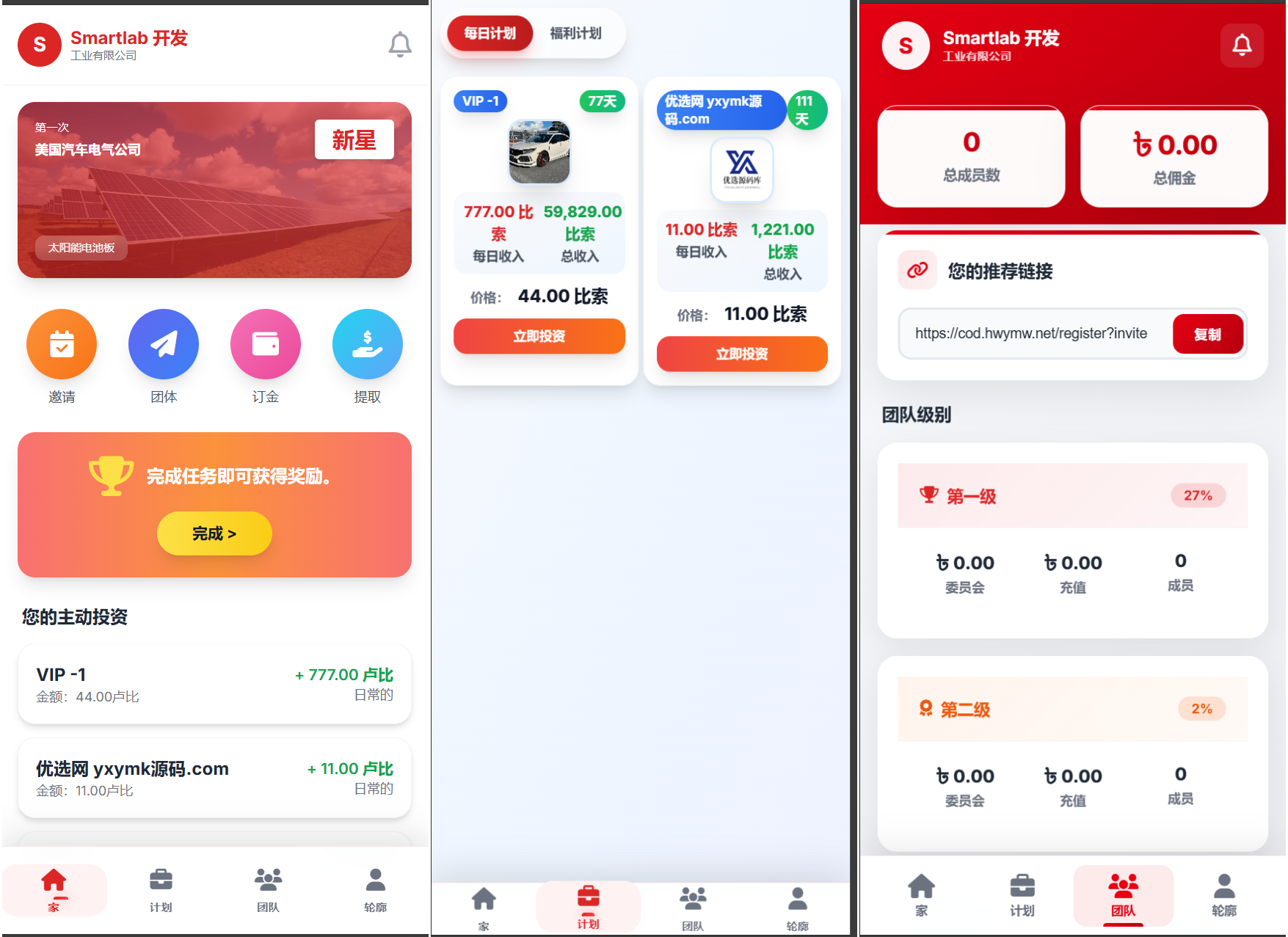 海外汽车电气投资理财源码/三级分销/可自定义产品-黑狗资源库