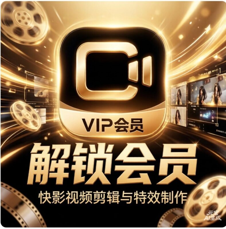快影解锁会员版本-黑狗资源库